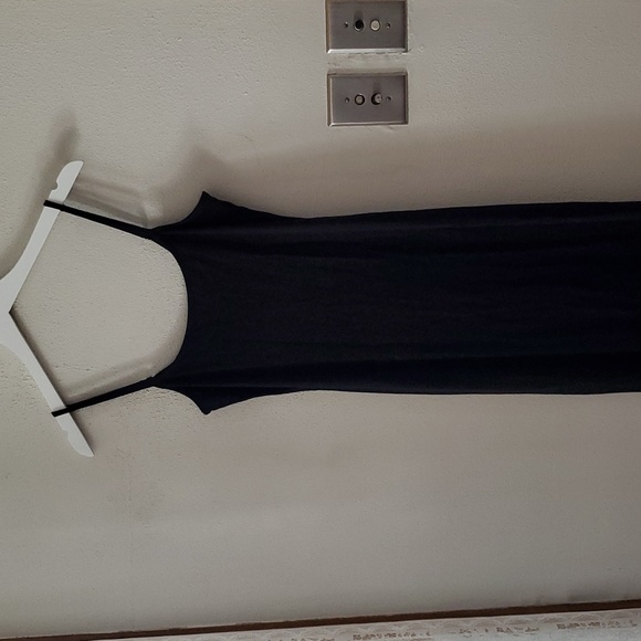 Skims Soft Lounge Long Slip Dress - onyx - Picture 8 of 12